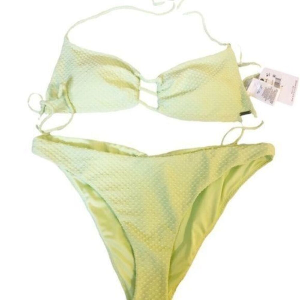 O’Neill bikini 2 piece neon patterned suit NWT